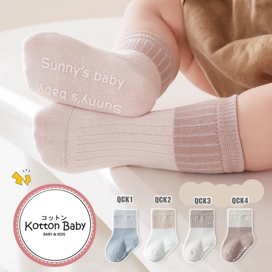 0-3 thn | KAOS KAKI BAYI ANAK IMPOR SOCKS LUCU KARAKTER KARTUN UNISEX catalog QN QCK