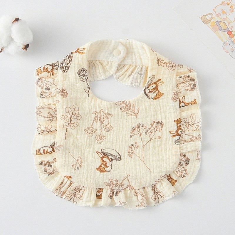Premium BIB SLABBER BUNGA BAYI SET CELEMEK TATAKAN LIUR ANAK catalog DQIN DS
