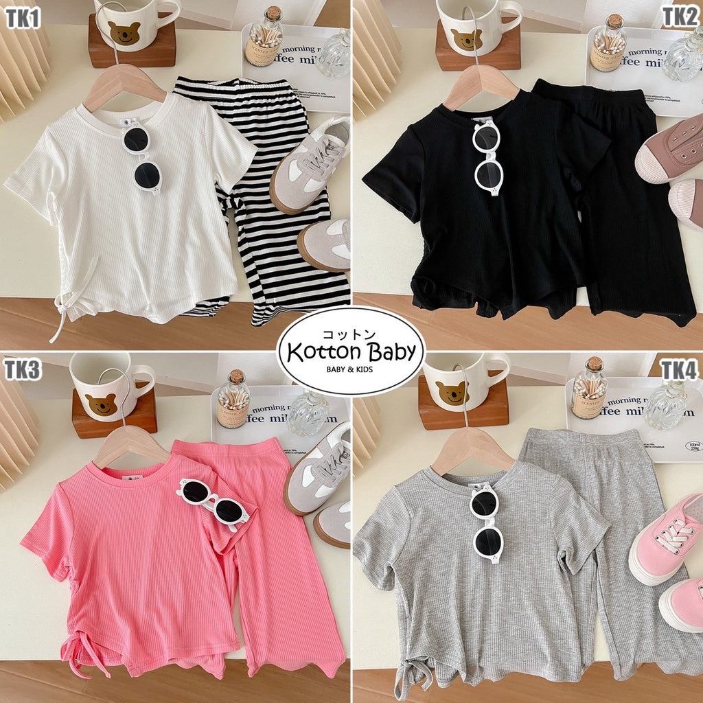 2-7 thn ||SETELAN BAJU + CELANA (1 set) ANAK JALAN CASUAL BAJU ATASAN catalog NXTY TK