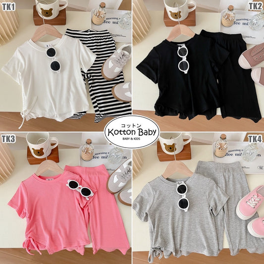 2-7 thn ||SETELAN BAJU + CELANA (1 set) ANAK JALAN CASUAL BAJU ATASAN catalog NXTY TK