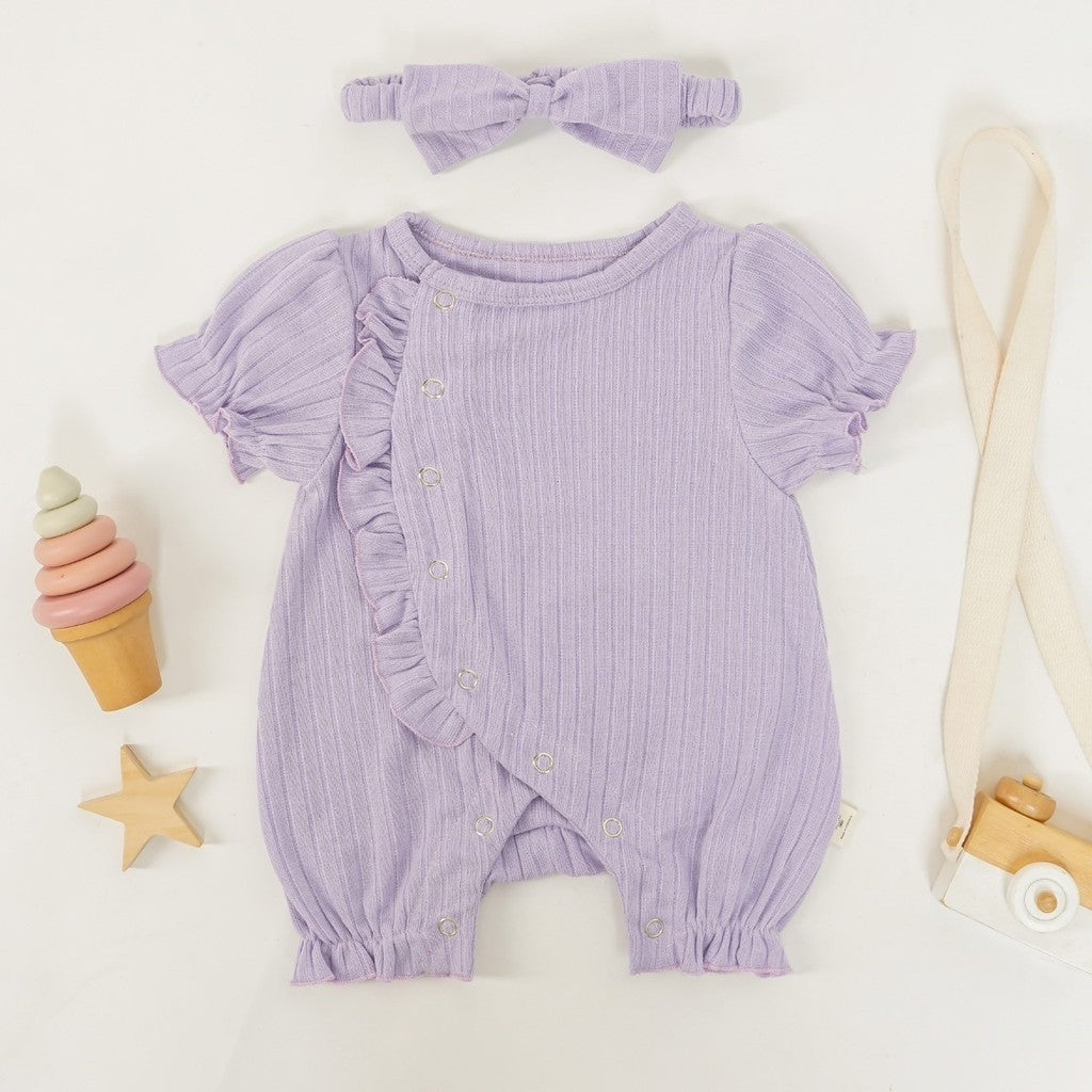 TINYME (free bandana) 0-18bln JUMPER RUFFLE BASIC BAYI | JUMPSUIT ROMPER ANAK catalog TMTM CHLOE