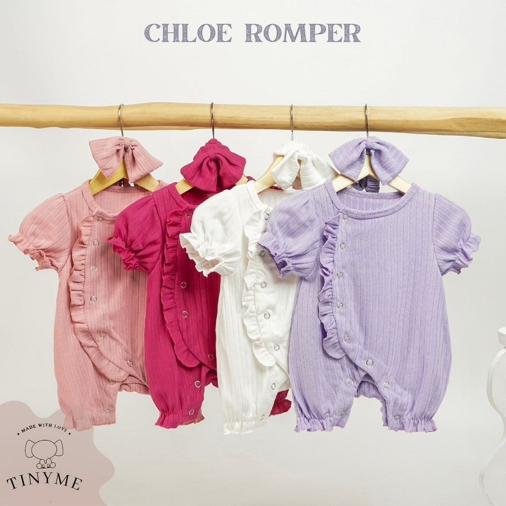 TINYME (free bandana) 0-18bln JUMPER RUFFLE BASIC BAYI | JUMPSUIT ROMPER ANAK catalog TMTM CHLOE