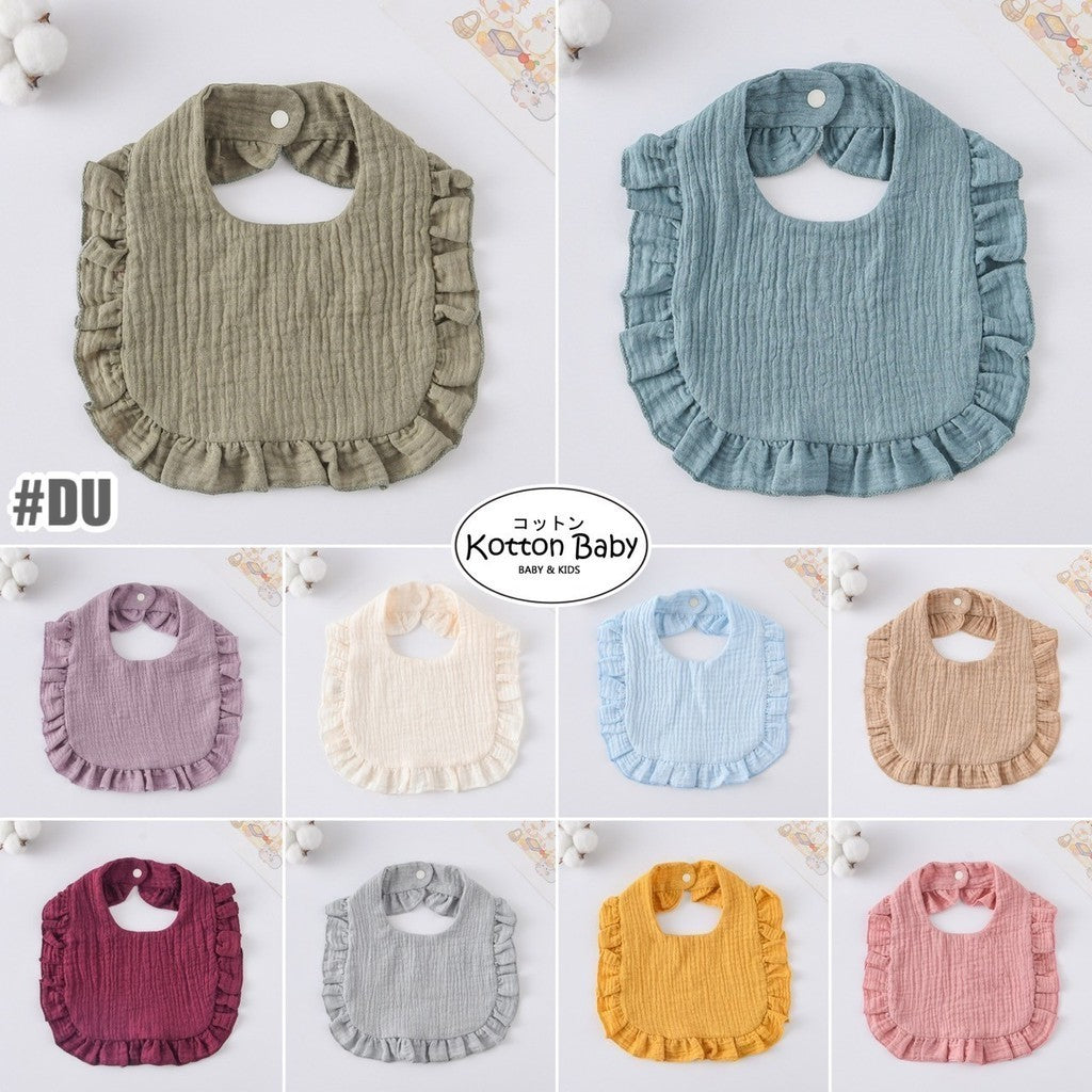 Premium BIB SLABBER BUNGA BAYI SET CELEMEK TATAKAN LIUR ANAK catalog DQIN DU