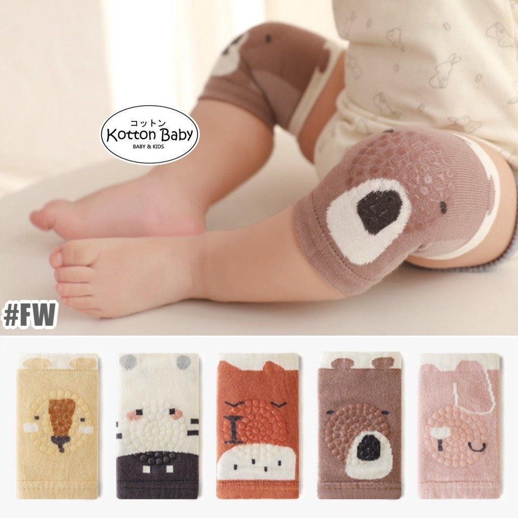 Pelindung Lutut Bayi Karakter / Baby Knee Pad Protector Anti Slip Kaos Kaki Catalog NMBB FW