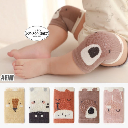 Pelindung Lutut Bayi Karakter / Baby Knee Pad Protector Anti Slip Kaos Kaki Catalog NMBB FW