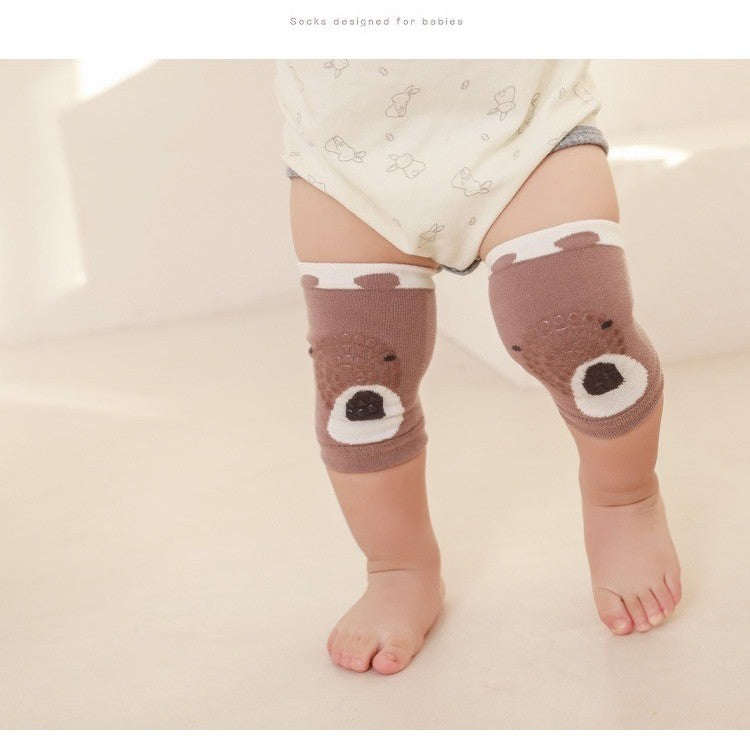 Pelindung Lutut Bayi Karakter / Baby Knee Pad Protector Anti Slip Kaos Kaki Catalog NMBB FW