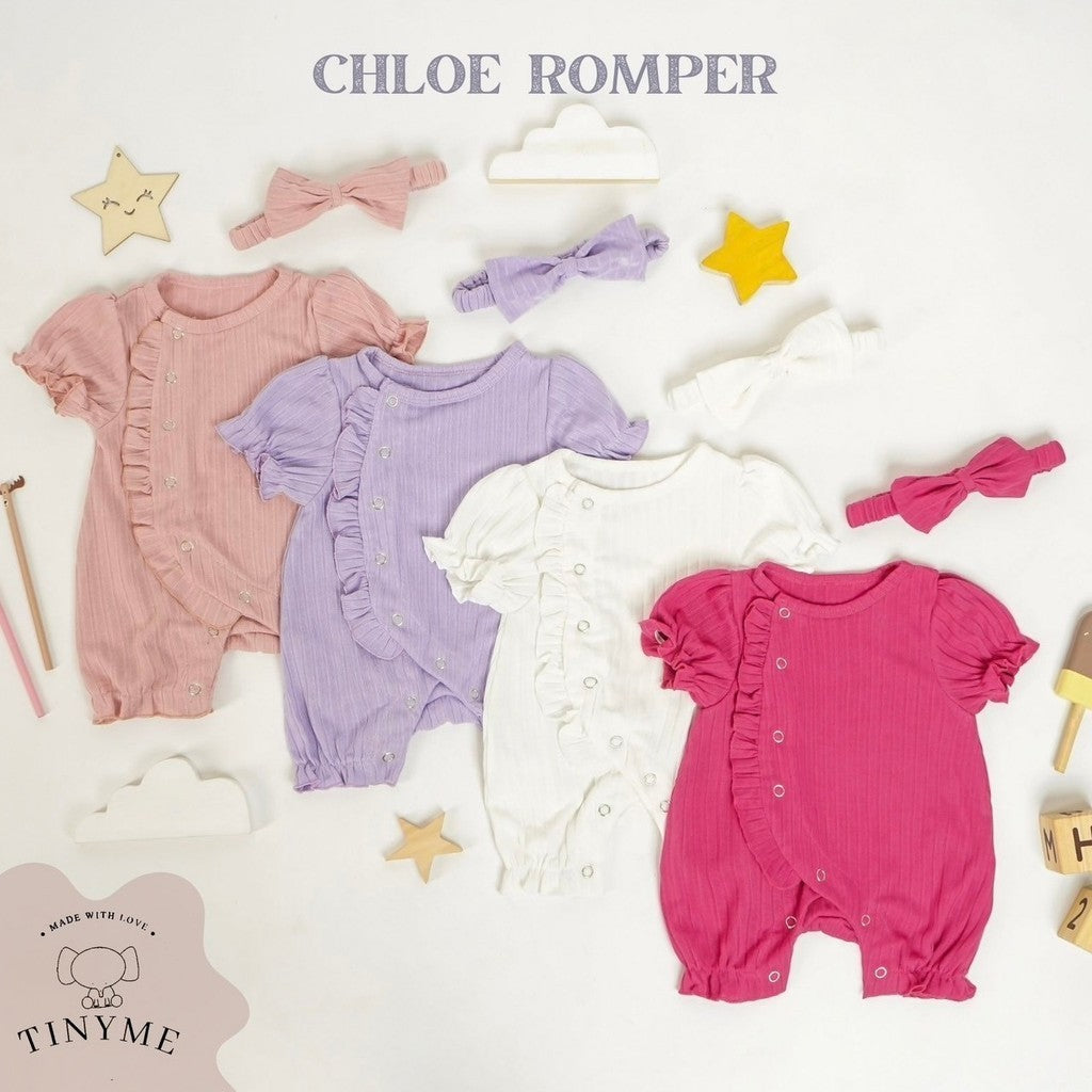 TINYME (free bandana) 0-18bln JUMPER RUFFLE BASIC BAYI | JUMPSUIT ROMPER ANAK catalog TMTM CHLOE