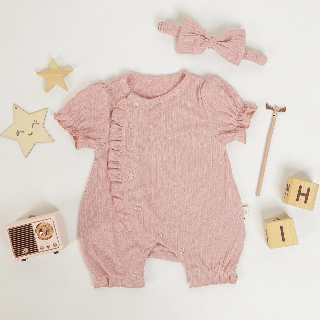 TINYME (free bandana) 0-18bln JUMPER RUFFLE BASIC BAYI | JUMPSUIT ROMPER ANAK catalog TMTM CHLOE