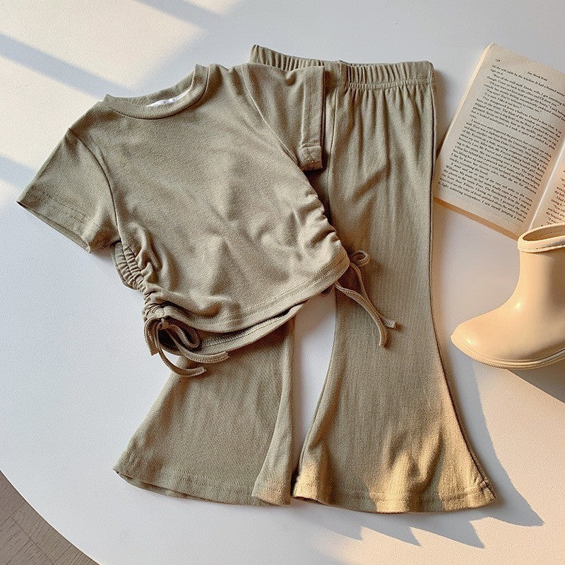 2-6 thn ||SETELAN BAJU + CELANA (1 set) ANAK JALAN CASUAL BAJU ATASAN catalog NXTY TAC