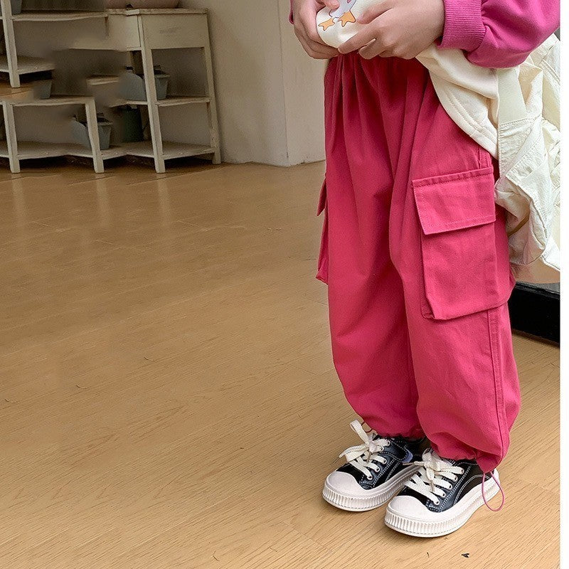 2-7 thn || Celana Panjang Chino Karet Anak Cargo Jalan Formal Bayi PEREMPUAN catalog NXTY TZ