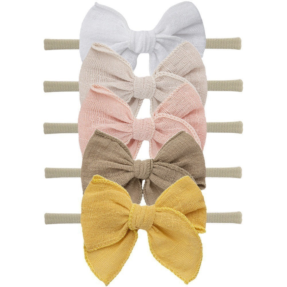 KADOSORA - 0-3 thn | Bandana bayi headband premium import pita anak perempuan catalog QUIN NAG