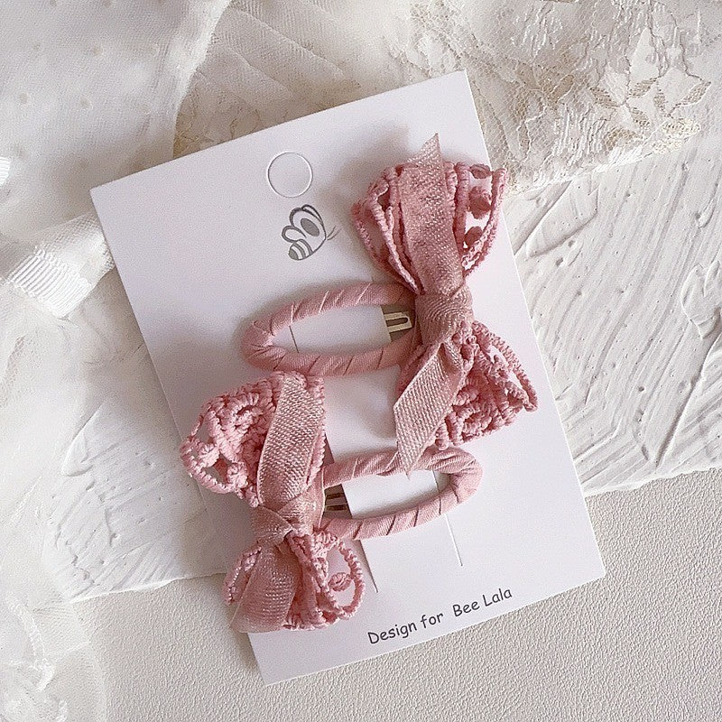 (isi 2/3pcs) Set Jepitan rambut | Ikat Rambut | bayi anak import perempuan aksesoris catalog WGEP PM