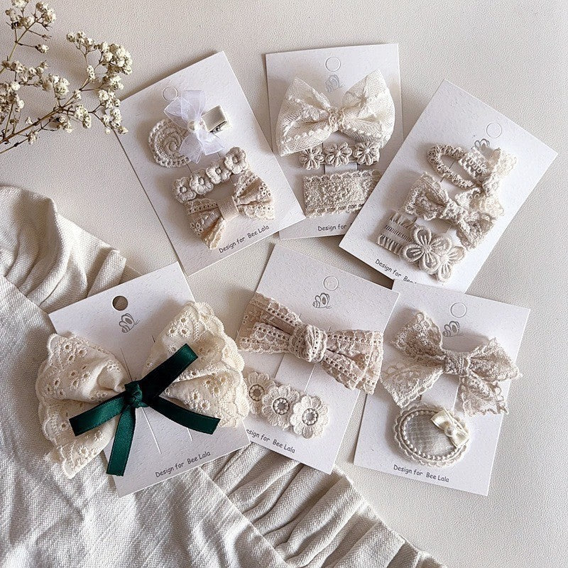 (isi 2/3pcs) Set Jepitan rambut | Pita Rambut | bayi anak import perempuan aksesoris catalog WGEP PL