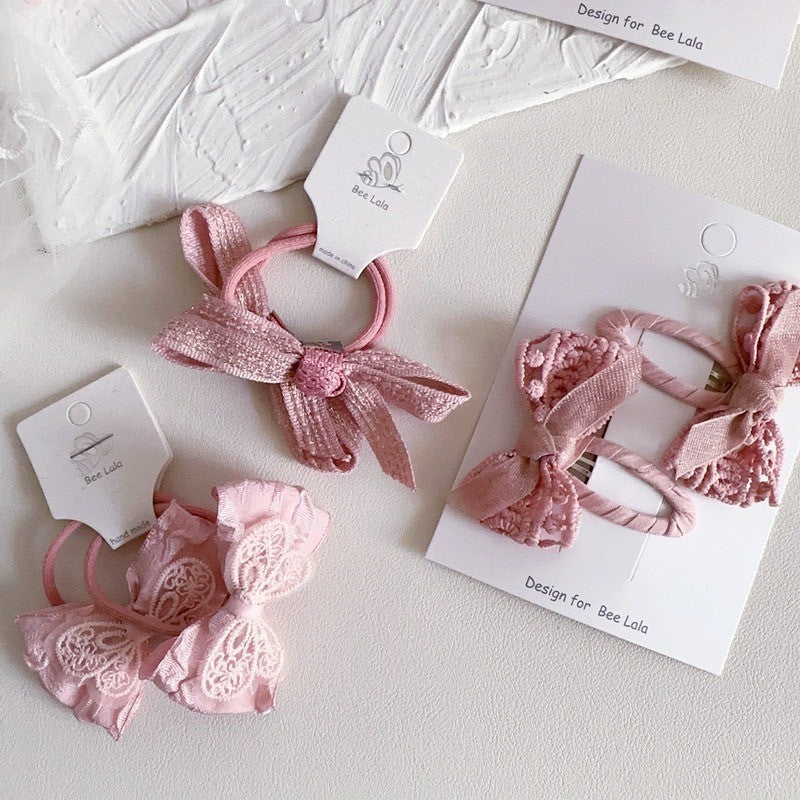 (isi 2/3pcs) Set Jepitan rambut | Ikat Rambut | bayi anak import perempuan aksesoris catalog WGEP PM