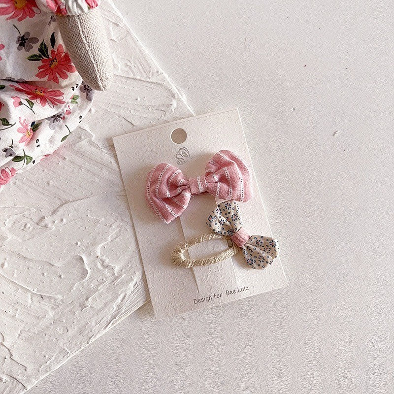 (isi 2/3pcs) Set Jepitan rambut | Ikat Rambut | bayi anak import perempuan aksesoris catalog WGEP PM