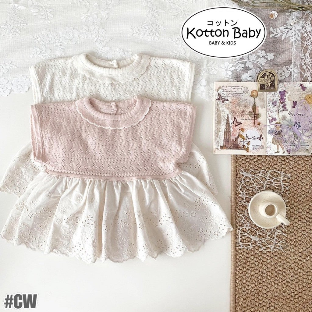 0-3 Thn | ATASAN BAJU KNIT RAJUT KAOS BAYI PAKAIAN ANAK PEREMPUAN catalog CTML CW