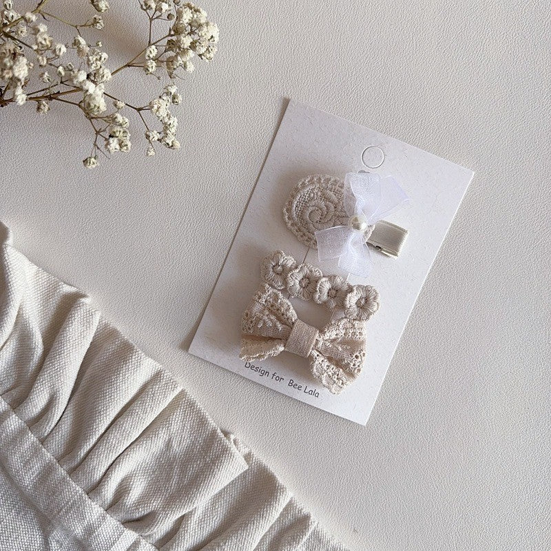 (isi 2/3pcs) Set Jepitan rambut | Pita Rambut | bayi anak import perempuan aksesoris catalog WGEP PL