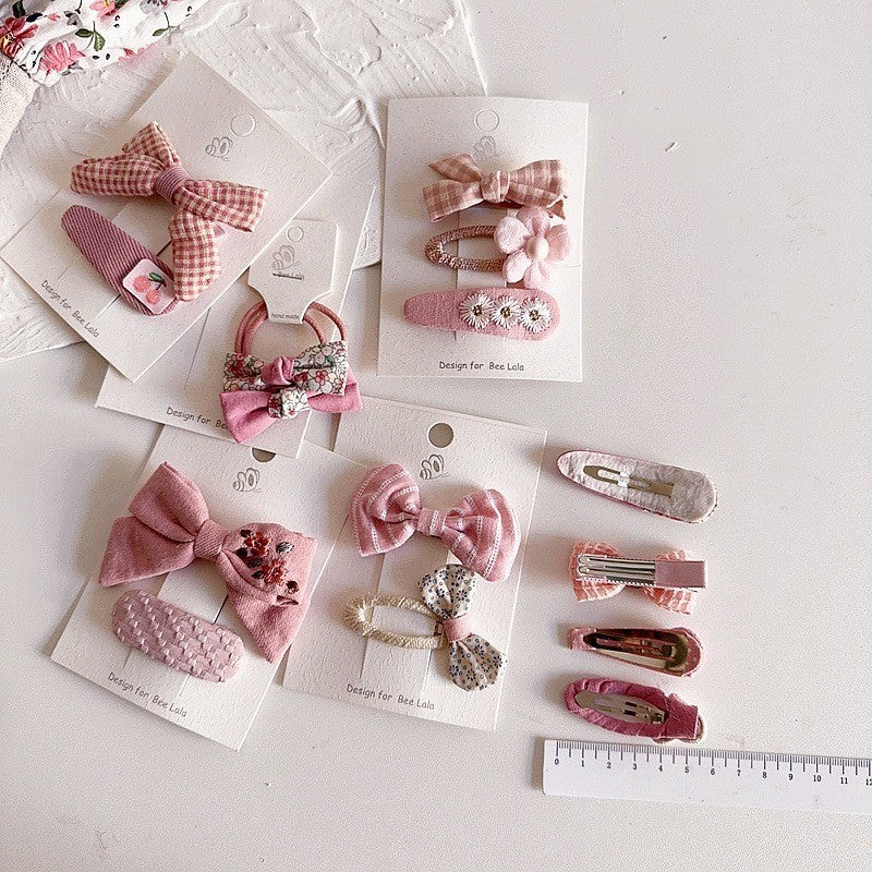 (isi 2/3pcs) Set Jepitan rambut | Ikat Rambut | bayi anak import perempuan aksesoris catalog WGEP PM