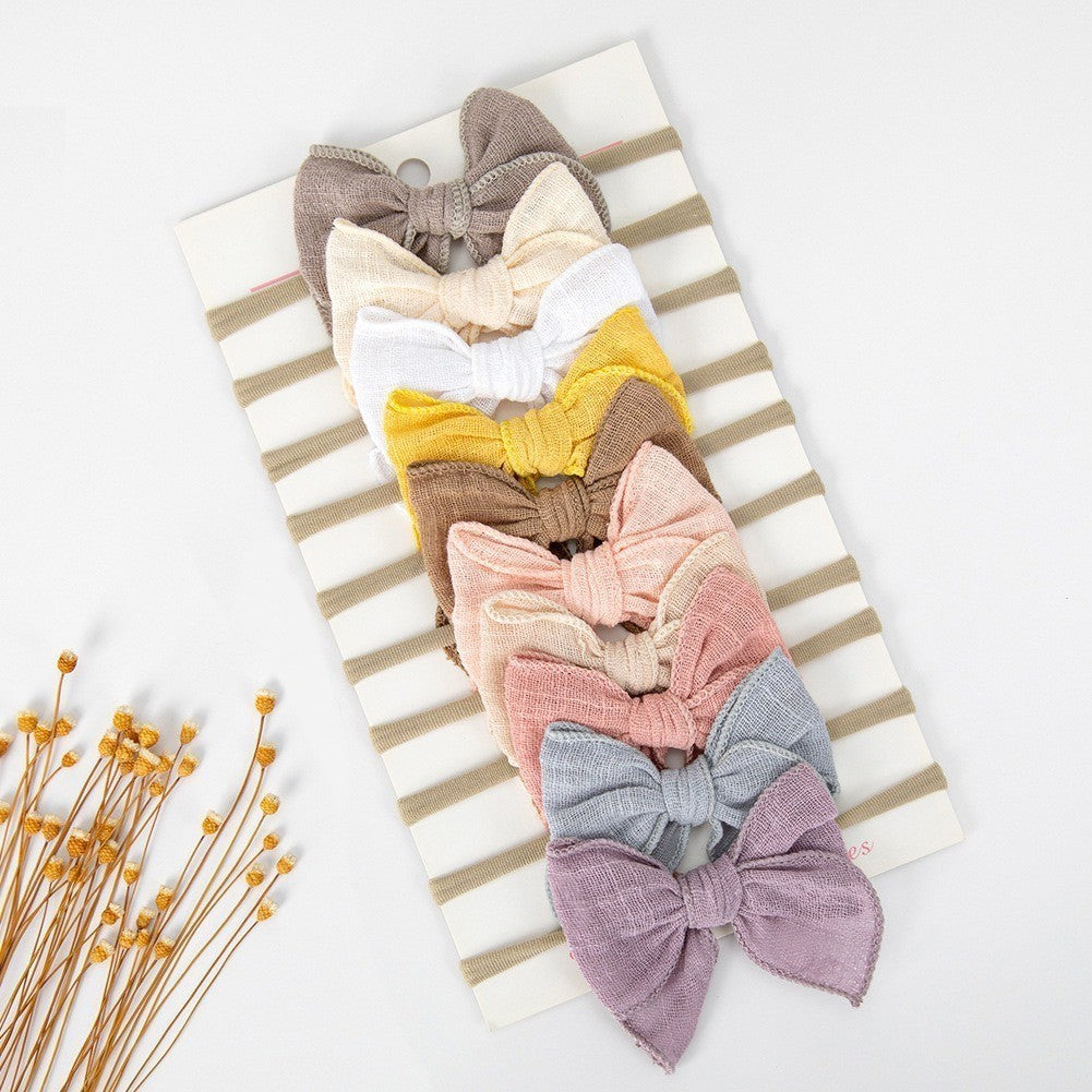 KADOSORA - 0-3 thn | Bandana bayi headband premium import pita anak perempuan catalog QUIN NAG