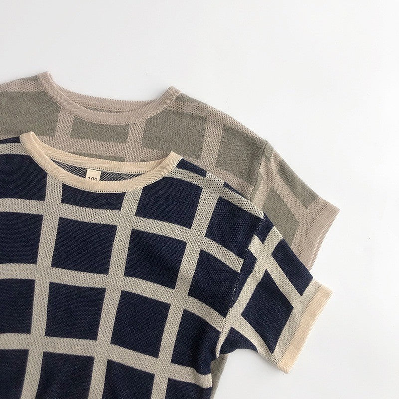 1-5thn | Setelan Atasan + Celana Basic Lengan Pendek Anak Unisex Pakaian Bayi MTQN catalog QK