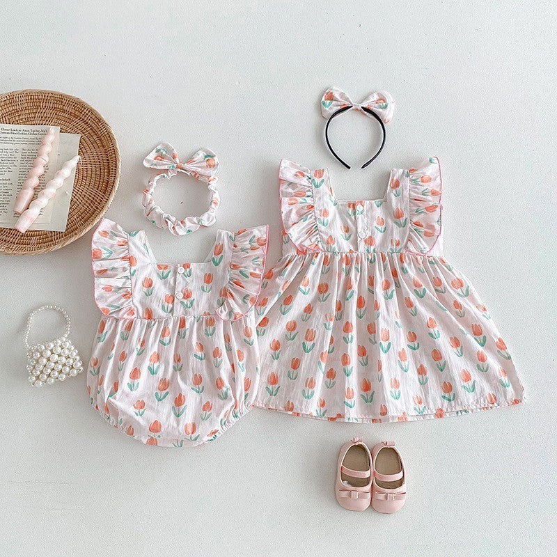 0-4thn | DRESS JUMPER BAJU BAYI ANAK JUMPSUIT ROMPER PEREMPUAN XGGJ GT 9&10