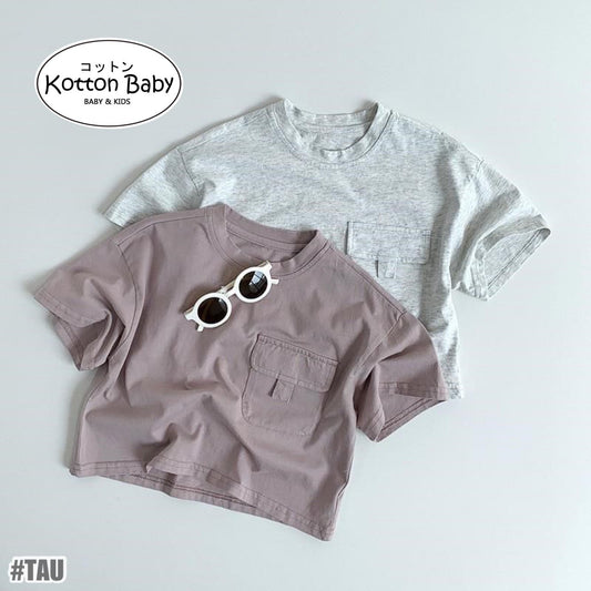 1-5thn | Tshirt Kaos Korea Basic Lengan Pendek Anak Laki-laki Pakaian Bayi MYTT catalog TAU