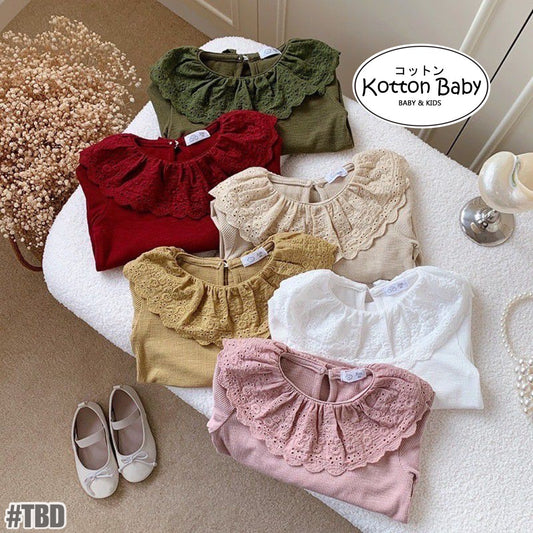 2-6 thn || KAOS BAJU LENGAN PANJANG ATASAN PAKAIAN ANAK PEREMPUAN  catalog NXTY TBD