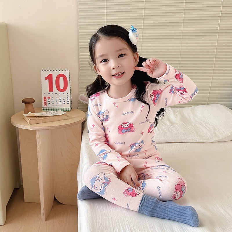 2-6 thn || SETELAN BAJU PIYAMA + CELANA (1 set) ANAK JALAN CASUAL BAJU catalog NXTY TBG