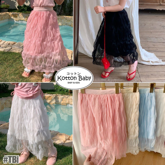 2-6 thn || ROK PANJANG TUTU ANAK SKIRT NGEMBANG TULLE catalog NXTY TBi