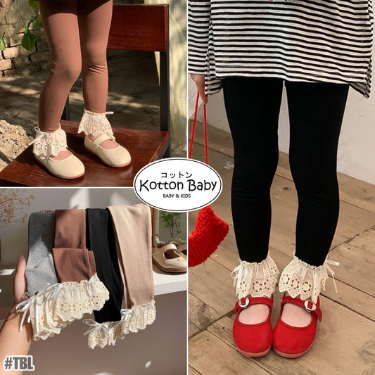 2-6 thn | LEGGING BASIC CASUAL CELANA PANJANG  ANAK PEREMPUAN catalog NXTY TBL