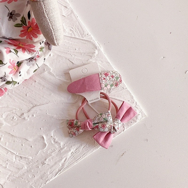 (isi 2/3pcs) Set Jepitan rambut | Ikat Rambut | bayi anak import perempuan aksesoris catalog WGEP PM