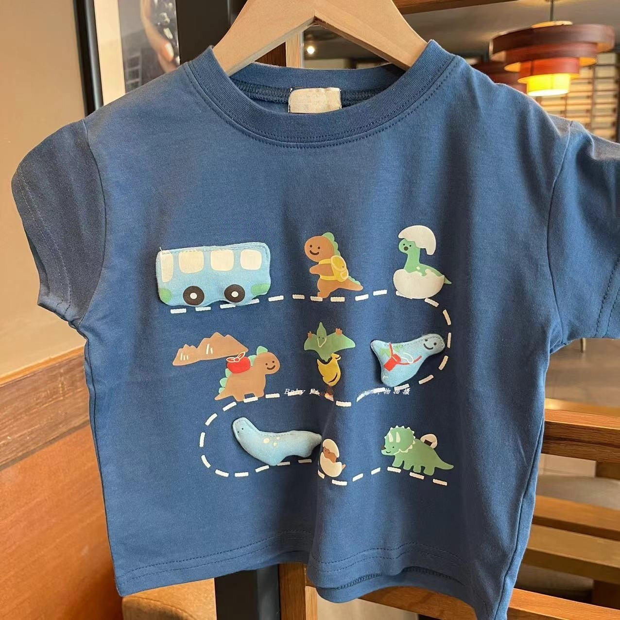 2-6thn | Tshirt Kaos Korea Basic Lengan Pendek Oblong karakter Anak Laki-laki Pakaian Bayi TXY catalog XBH