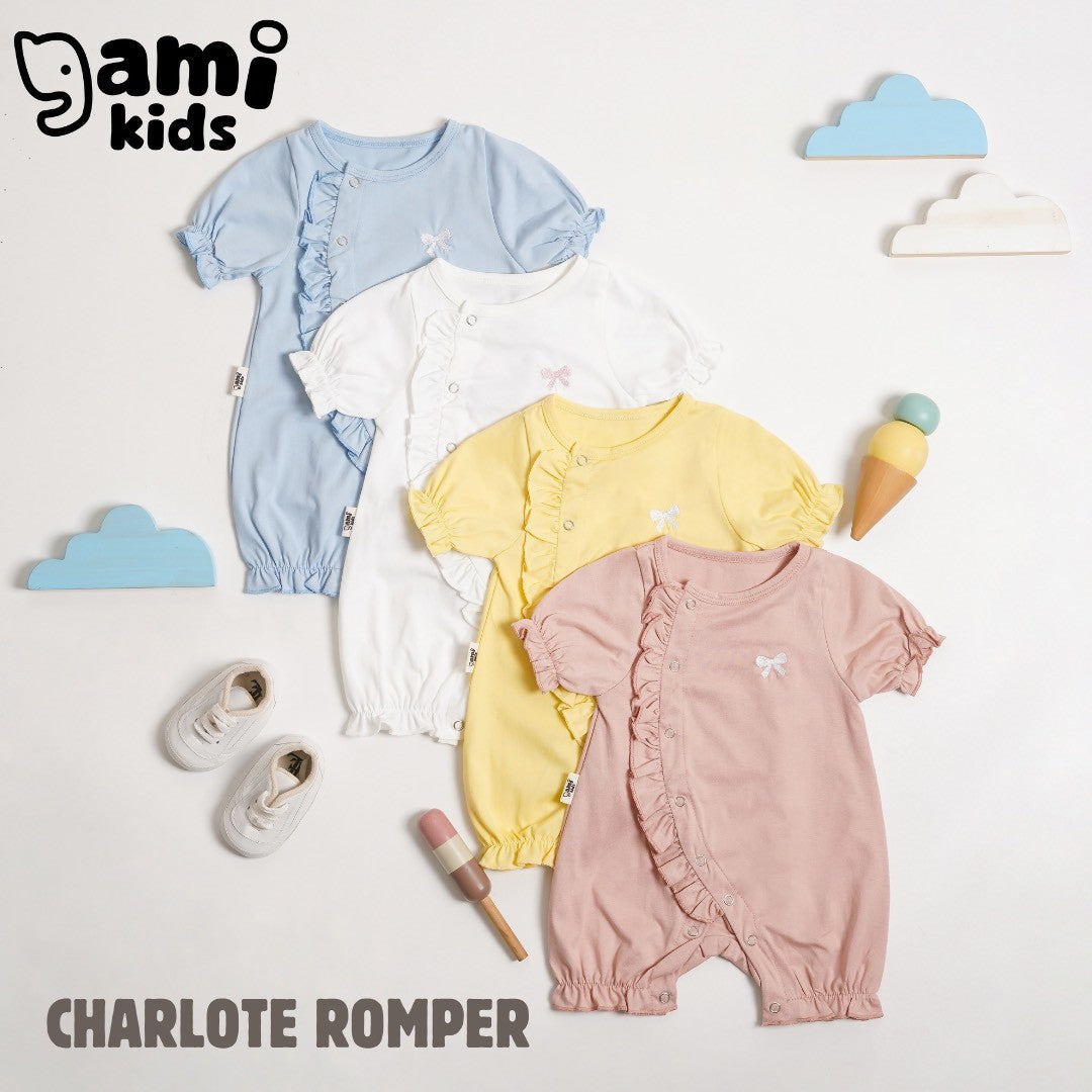 0-18bln JUMPER BASIC BAYI | JUMPSUIT ROMPER BAJU PAKAIAN ANAK BABY catalog TMTM CHARLOTE