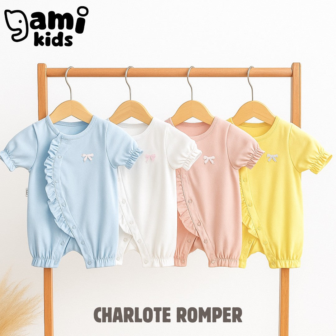 0-18bln JUMPER BASIC BAYI | JUMPSUIT ROMPER BAJU PAKAIAN ANAK BABY catalog TMTM CHARLOTE