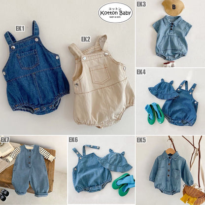 0-2 Thn PAKAIAN BAYI [Premium impor] BAJU ANAK JUMPER JUMPSUIT ROMPER UNISEX catalog EGPP EK