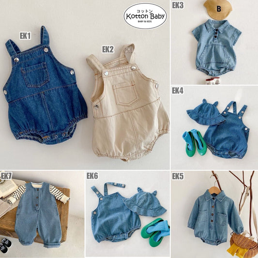 0-2 Thn PAKAIAN BAYI [Premium impor] BAJU ANAK JUMPER JUMPSUIT ROMPER UNISEX catalog EGPP EK