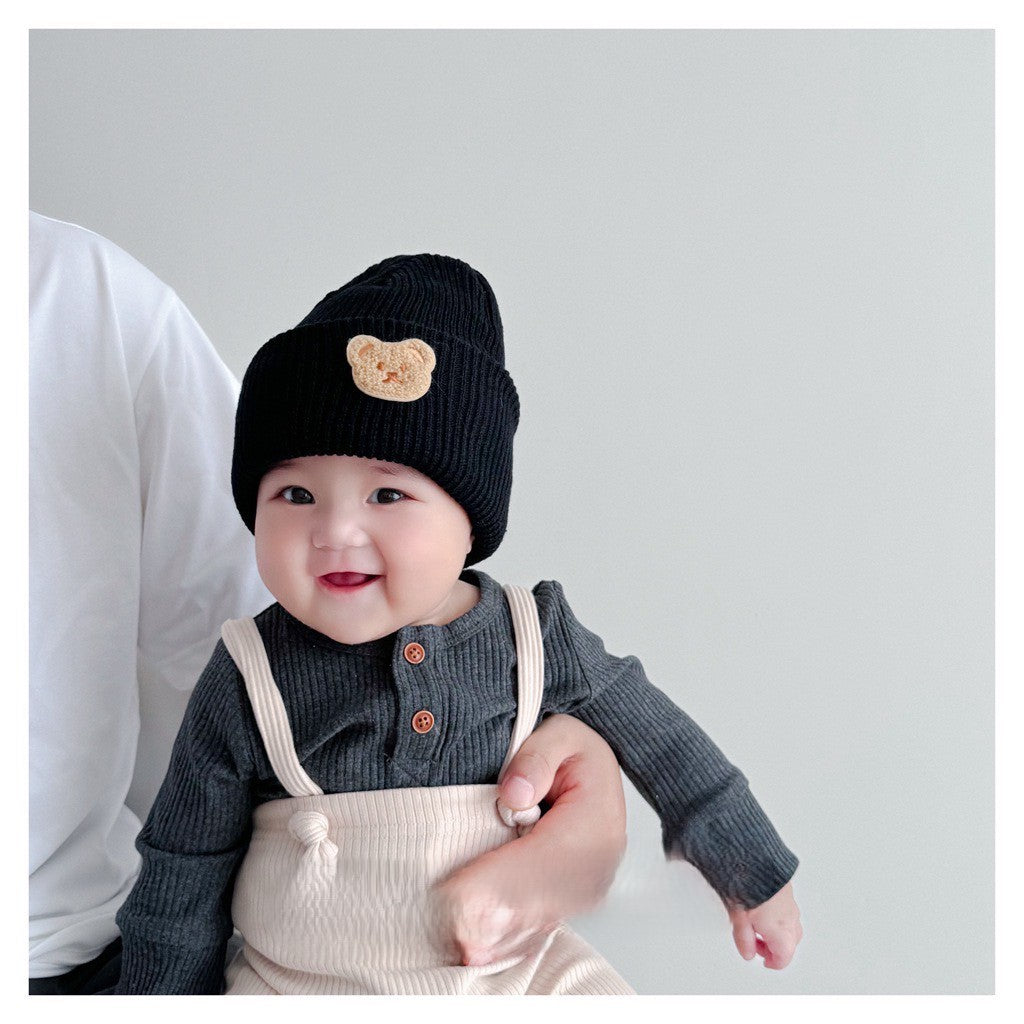 0-2 thn || Topi Bayi Newborn Anak Polos Kupluk Karakter Lucu Emen Anak Impor Catalog OIMG OFO