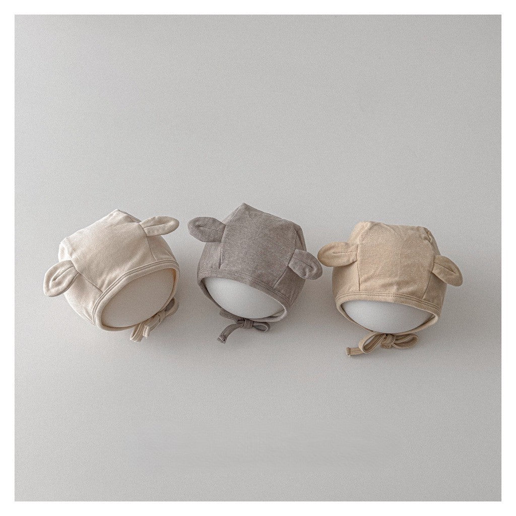 0-2 thn || Topi Bonnet Polos Bayi Newborn Anak Baby Emen Anak Impor Catalog OIMG OGG