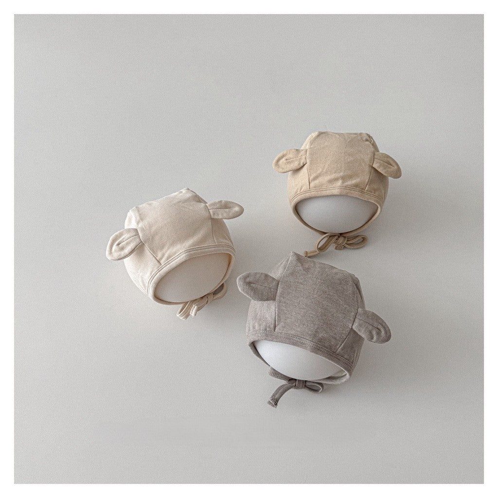 0-2 thn || Topi Bonnet Polos Bayi Newborn Anak Baby Emen Anak Impor Catalog OIMG OGG