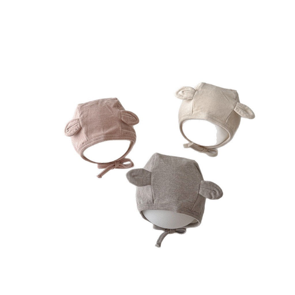 0-2 thn || Topi Bonnet Polos Bayi Newborn Anak Baby Emen Anak Impor Catalog OIMG OGG