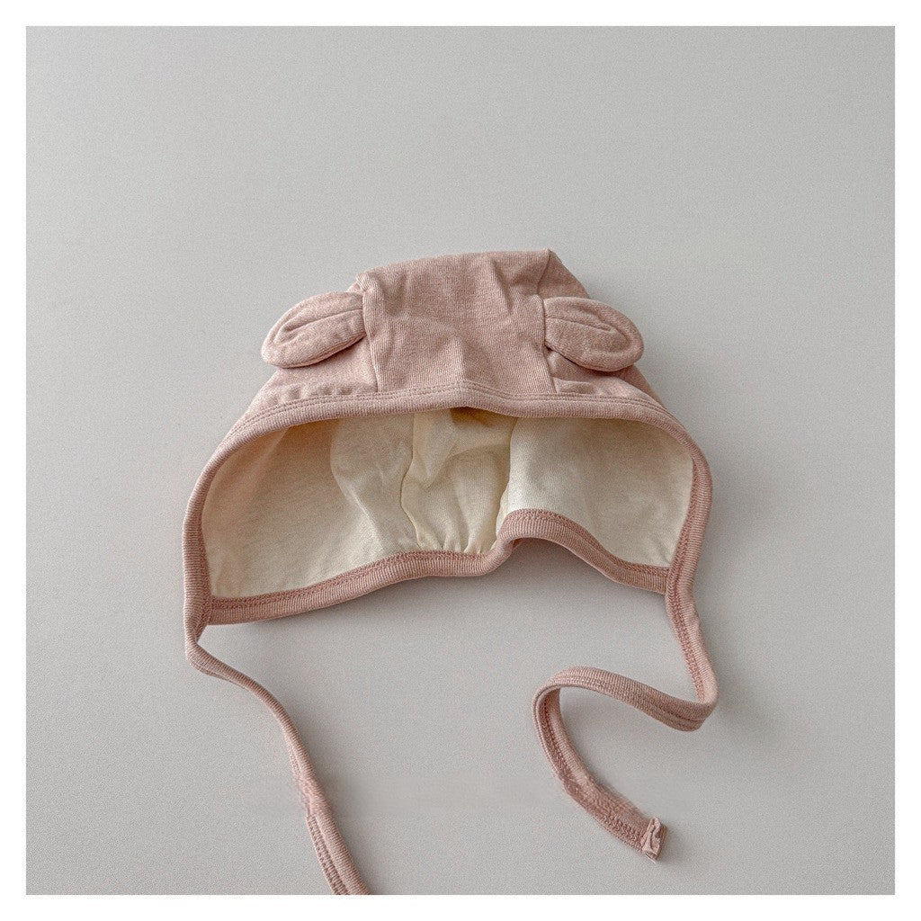 0-2 thn || Topi Bonnet Polos Bayi Newborn Anak Baby Emen Anak Impor Catalog OIMG OGG