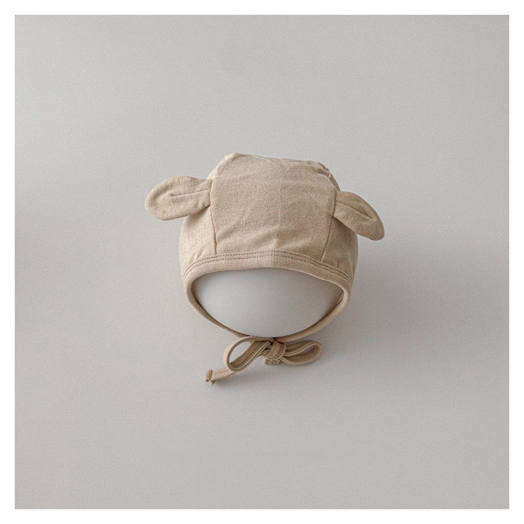 0-2 thn || Topi Bonnet Polos Bayi Newborn Anak Baby Emen Anak Impor Catalog OIMG OGG