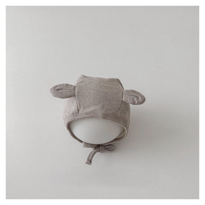 0-2 thn || Topi Bonnet Polos Bayi Newborn Anak Baby Emen Anak Impor Catalog OIMG OGG