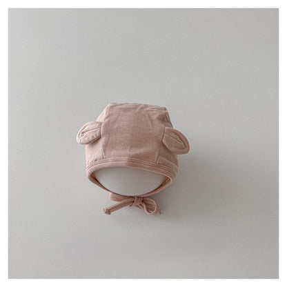 0-2 thn || Topi Bonnet Polos Bayi Newborn Anak Baby Emen Anak Impor Catalog OIMG OGG