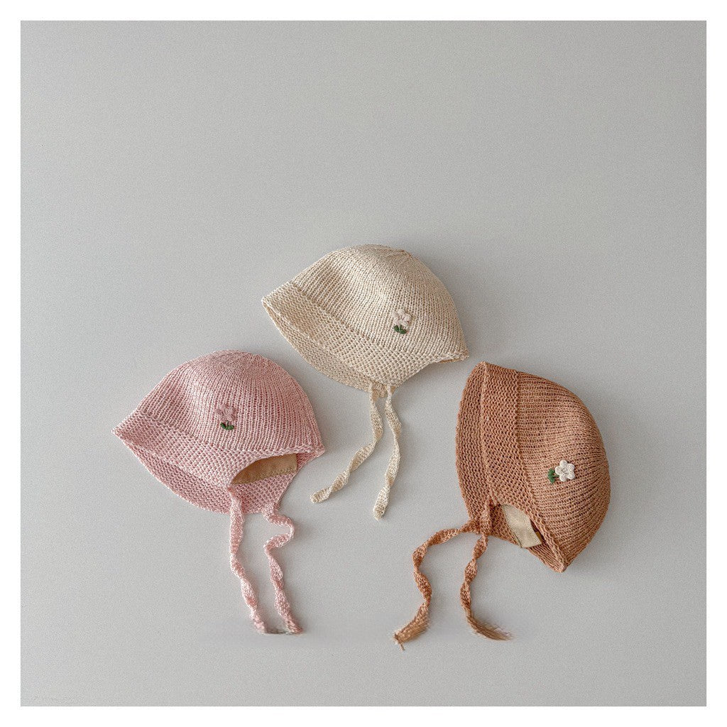 0-3 thn || Topi Bonnet Bayi Newborn Rajut Anak Emen Anak Impor Catalog OIMG OFQ