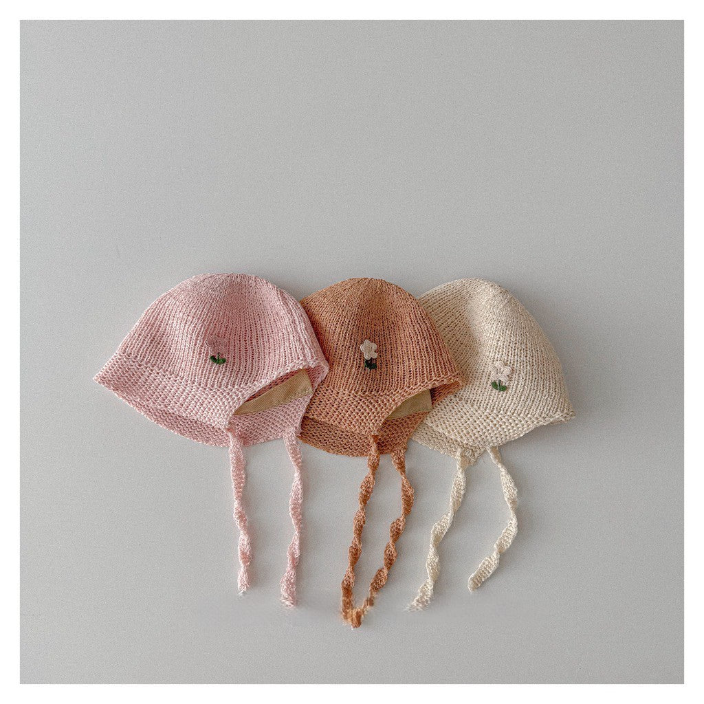 0-3 thn || Topi Bonnet Bayi Newborn Rajut Anak Emen Anak Impor Catalog OIMG OFQ