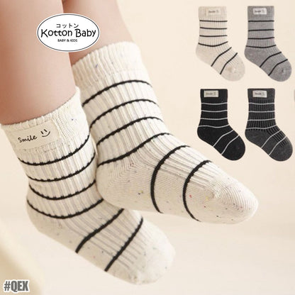 0-4 thn | KAOS KAKI BAYI ANAK IMPOR NEWBORN SOCKS UNISEX catalog QN QEX