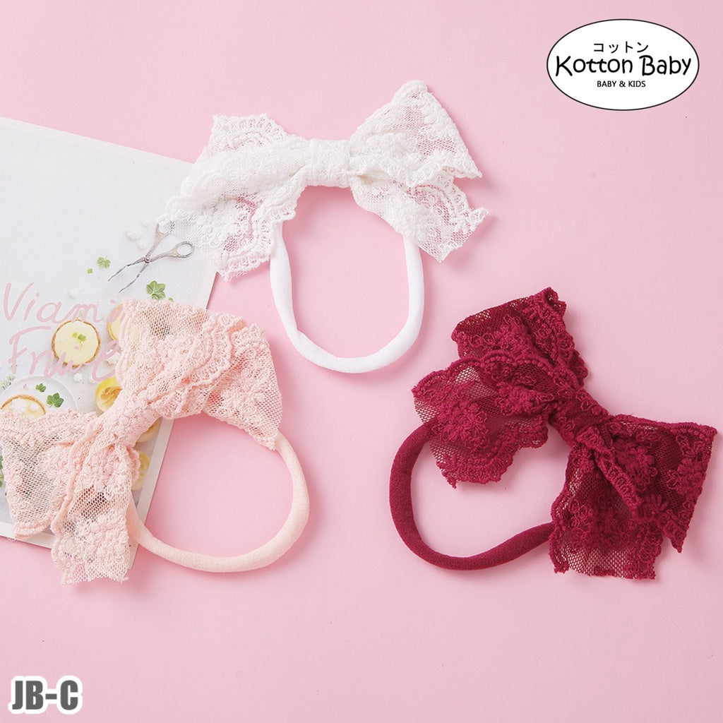 0-3 thn | Bandana bayi headband premium import pita anak perempuan catalog jbay JB C