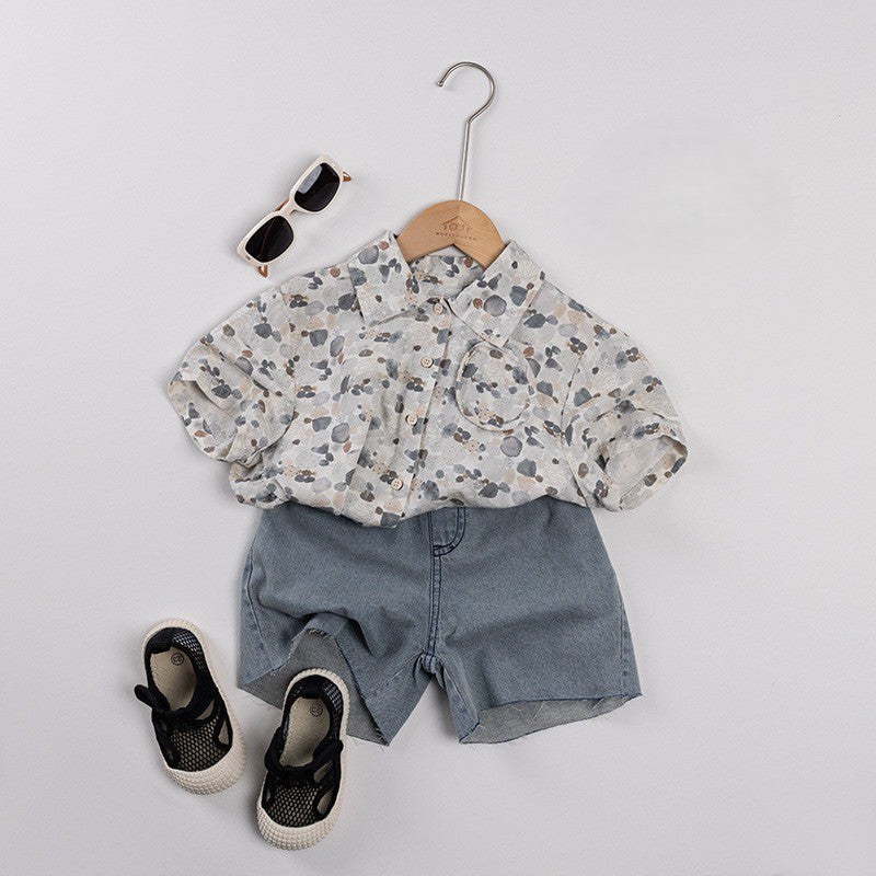 1-5 thn | Celana Pendek Denim Anak Laki-Laki Jalan Formal Bayi Catalog MYTT TAV