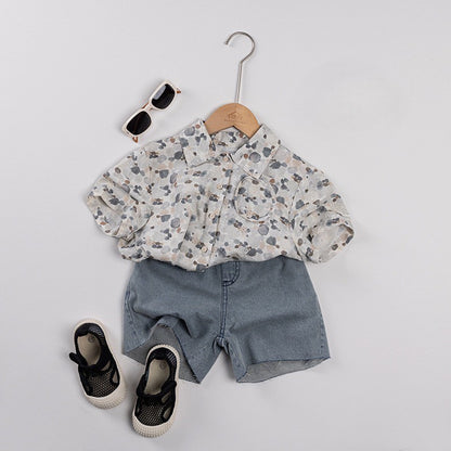 1-5 thn | Celana Pendek Denim Anak Laki-Laki Jalan Formal Bayi Catalog MYTT TAV